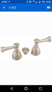 Delta Faucet H240ss Lockwood Two Metal Lever Handle Kit