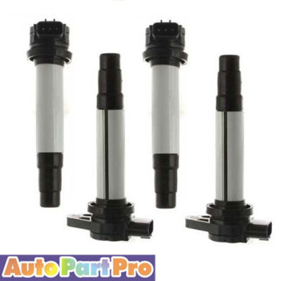 Set Of 4 Ignition Coils For 2000-2001 Nissan Sentra 1.8L - Direct Replacement 22448-4M50A