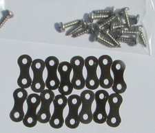 4 sets Guitar Effects Pedal Board STEEL Mount...