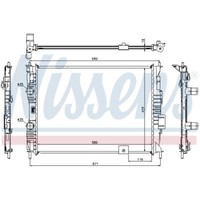 KüHler WasserküHler MotorküHler Passend FüR Nissan Qashqai +2 I J10 JJ10 2.0