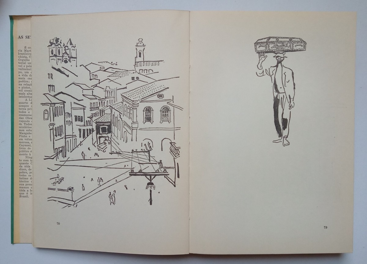 Carybé - As Sete Portas da Bahia - 292 ilustraciones - Poema de