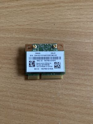 Carte WiFi PCI-E Qualcomm Atheros AR5B97 - 802.11 B/g/n, Compatible Toshiba, Occasion
