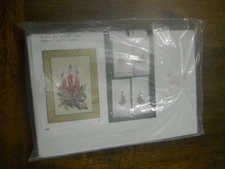 ARTCRAFT CONCEPTS COUNTED CROSS STITCH FESTIVE FINGERTIP TOWELS SET OF 2 #3184