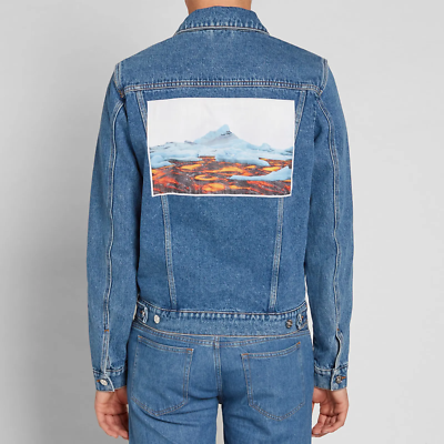 Kenzo Men's Medium Wash Denim Jacket with Patches Size M | eBay