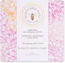 Burt's Bees Baby - Changing Pad Cover 100 Organic Cotton - SET OF 2 