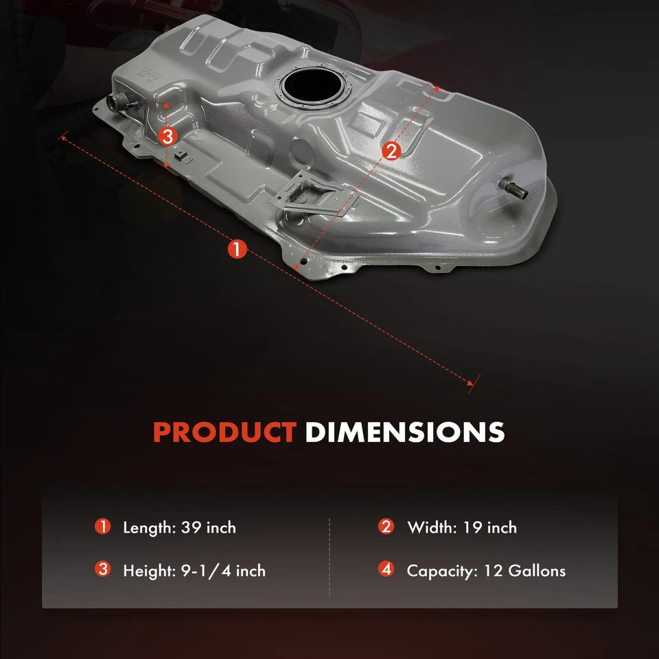 12 加仑油箱适用于现代 Accent 起亚里约 Rio5 2006 2007 2008 - 2011 L4 1.6L — 第 4/4 张图片