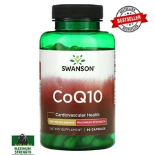 CoQ10 200mg 90 Caps Q10 C0q 10 Coenzyme Cardiovascular Heart Health Expiry 07/26