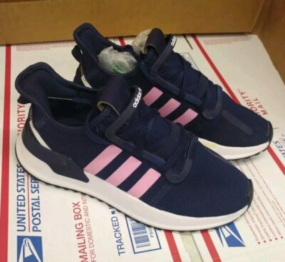 Adidas U-Path Run Blue & Pink Running Shoes Sneakers Women s Size 6 EE7430 