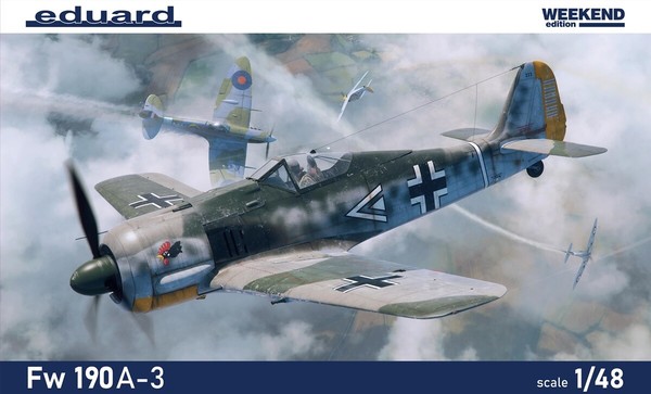 MW22 Eduard 84205 Fw 190A-3 1/48 Plastic Kit Flugzeug New -> 02 / 2025-image