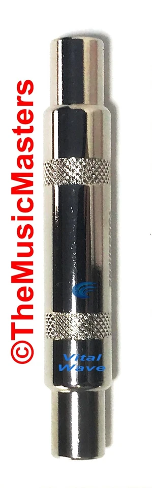 (4) 1/4" CABLE COUPLER Splice Dual Jack Instrument Cable Cord Connectors VWLTW - Image 4 of 4