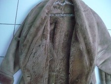 Felljacke echt in beige Grösse wie L siehe Masse, wunderschön warm, echtes Fell