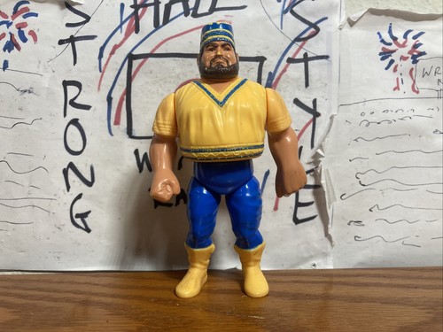 WWF Akeem Hasbro Wrestling Figure WWE WCW 1990 Ser...