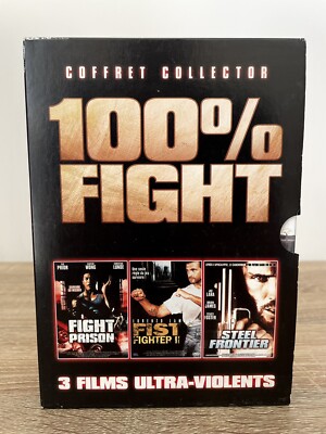 SAMMLERBOX 100% FIGHT | 3 ULTRA GEWALTTÄTIGE FILM-DVD | FRANZÖSISCHE VERSION