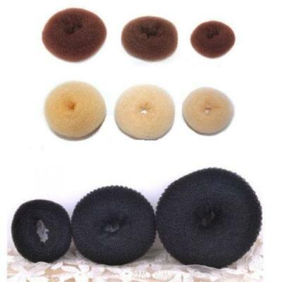 Hair Donut Bun Maker Donut Ring Shaper Styler Up Magic Roll Foam Sponge Mesh    