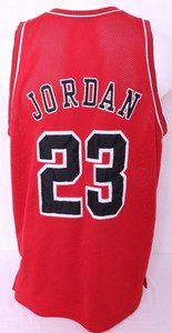 Air Michael Jordan 23 Jumpman Red Mesh Nba Basketball Jersey Shirt Men S Us Xl Ebay