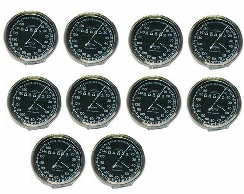 NEUF VINTAGE MOTOS Réplica Smith Compteur 0-80 Mph 6.3cm Total Diamètre