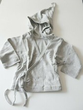 Cherry on the cake bébé coton bambou 100% bio paletot capuche 6 12 mois gris