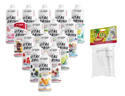 BEST BODY NUTRITION Best Body Low Carb Vital Drink Getränke Sirup Mineraldrink Konzentrat 11,94€/L
