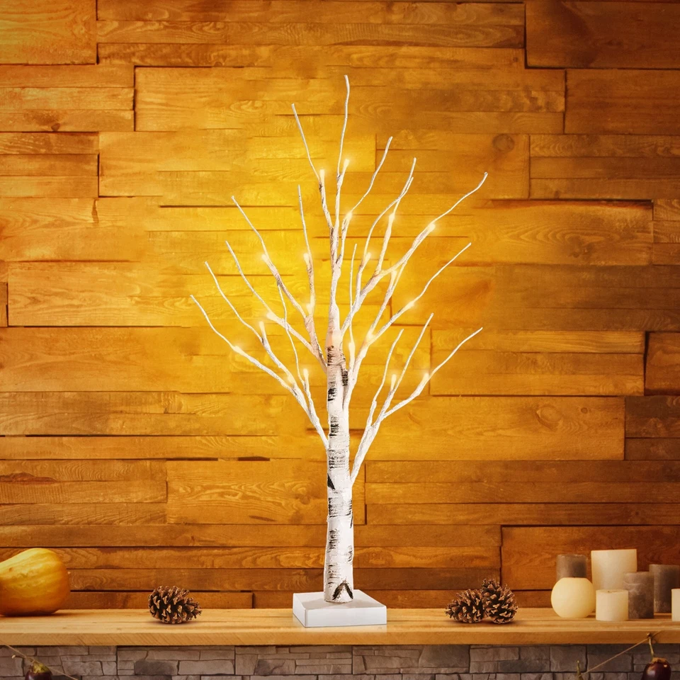 LED Twig Birch Table Tree 2FT/60cm Light Up Branch Lights Desktop Dinner Lamp UK - Image 2 of 4
