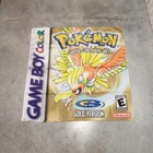 Pokemon Gold Version Gameboy Color Custom Wall Banner Tapestry 3 x 3 Ft