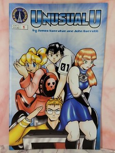 Unusual U #1- 2002, John Barrett, James Hanrahan, Manga Comic, Radio Comix, VF!