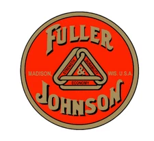 FITS VINTAGE FULLER JOHNSON HIT & MISS GAS GASOLINE OIL ENGINE STICKER DECAL