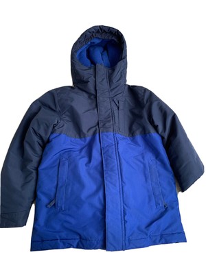 Hooded Winter Jacket Coat Parka Navy 