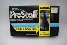 Nos Set of 9 Golf Balls Wilson ProStaff GOLF BALLS WHIte- Dut's Deals