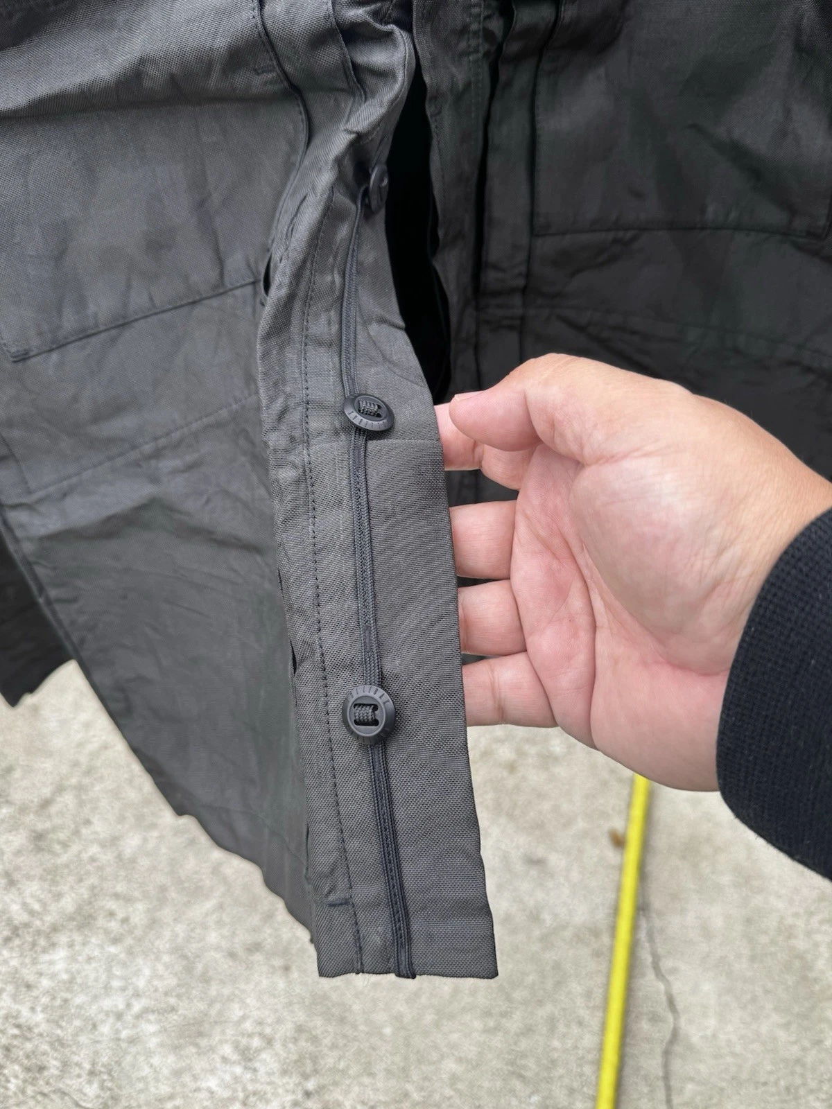 NWOT Vollebak Indestructible Jacket Mens XS Black Dyneema Utility Jacket - product detail image 4