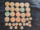 Silver Coins Kennedy Half Dollars Roosevelt Dimes Circulated 1964
