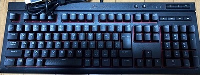 CORSAIR Mechanische Gaming Tastatur JP Layout Rote Hintergrundbeleuchtung Kab...