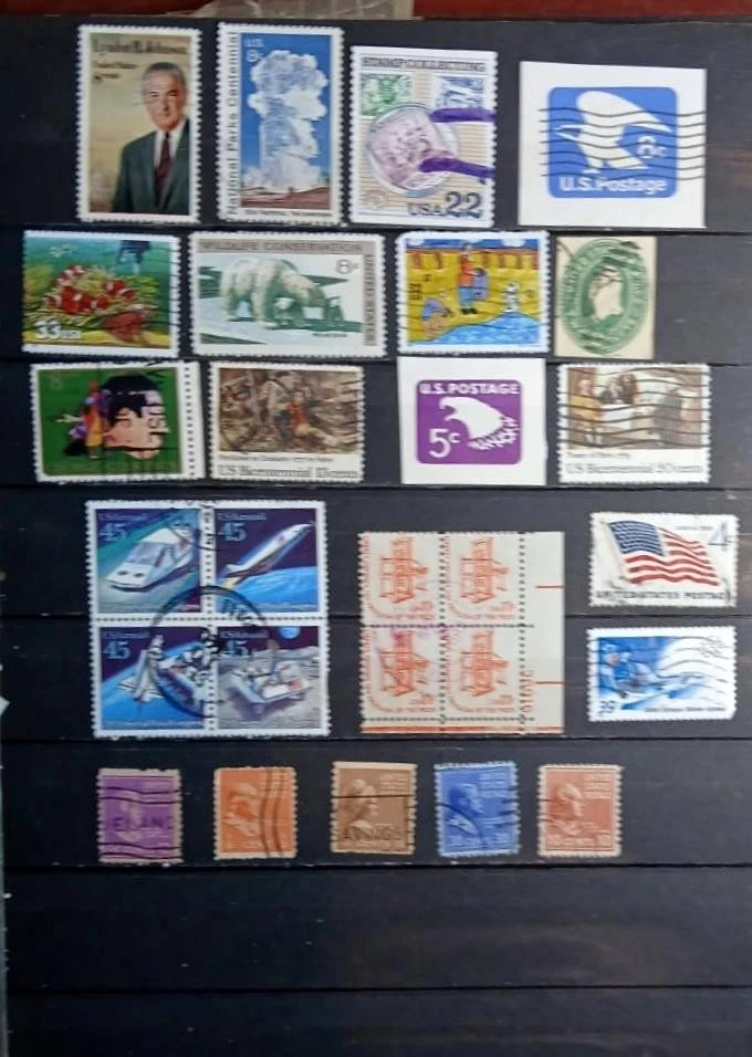 United States Stamp Collection Of US Stamps Numbered Blocks, Blocks Strips Pairs - Image 3 of 4