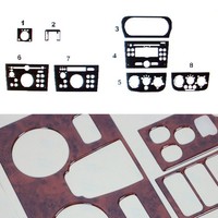 Innenraum Dekor Cockpit FüR Opel Corsa C 2000-2009 Wurzelholz Optik 8Tlg