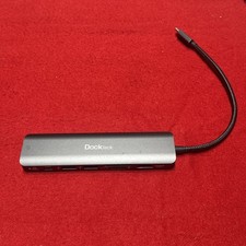 USB C Hub Dockteck 7-in-1 Dock DD0003 USB C Adapter, Ethernet LAN, 4K 60Hz