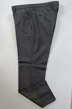 Hugo Boss Leenon1 Flat Front Wool Dress Pants, Slacks. Medium Gray, Men's 34X31.