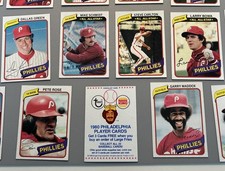 1980 Topps Burger King Phillies Set - 22 Cards ROSE CARLTON SCHMIDT PHILADELPHIA