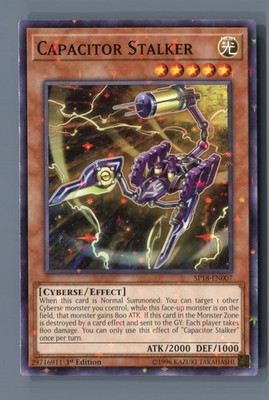 Capacitor Stalker SP18-EN007 Common / Short Print Star Pack VRAINS Yu-Gi-Oh LP