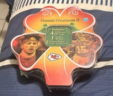 Patrick Mahomes Lucky Clover Tin Sealed Donruss and Optic Kansas City Chiefs