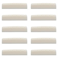 10x Bone Guitar Nut for Epiphone/Gibson LP 1-11/16"x15/64"x5/16" 43x6x8.5mm 
