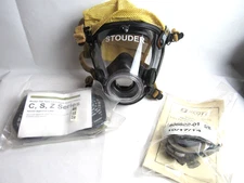Scott Model 74 Twin Cartridge Full Facepiece Respirator w/ extras