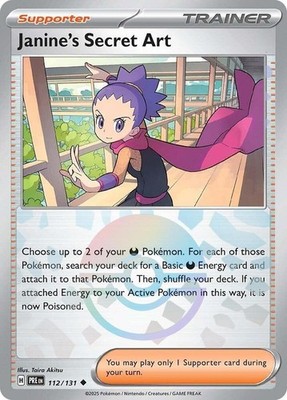 Janine's Secret Art - (Poke Ball Pattern) Holo Uncommon SV: Prismatic Evolutions