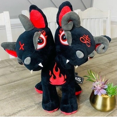 Killstar Kreepture - Hellhound 2020 Two-Headed Dog Goth Stuffy Plush