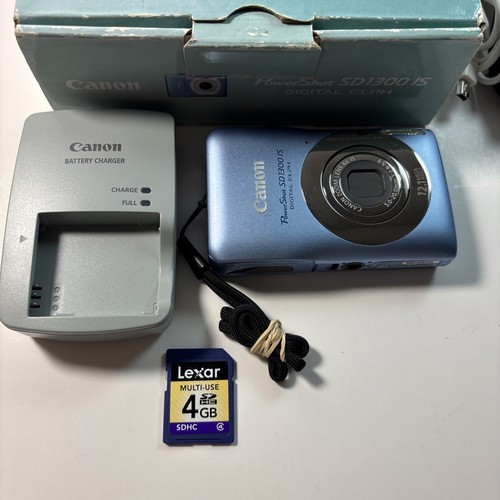 Canon PowerShot SD1300 IS ELPH 12.1MP Digital Camera 4x Optical - Picture 2 of 14