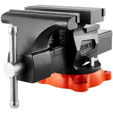Bench Vise, 8" Jaw Width, 8" Max Jaw Opening Multipurpose Vise with 360  Sw
