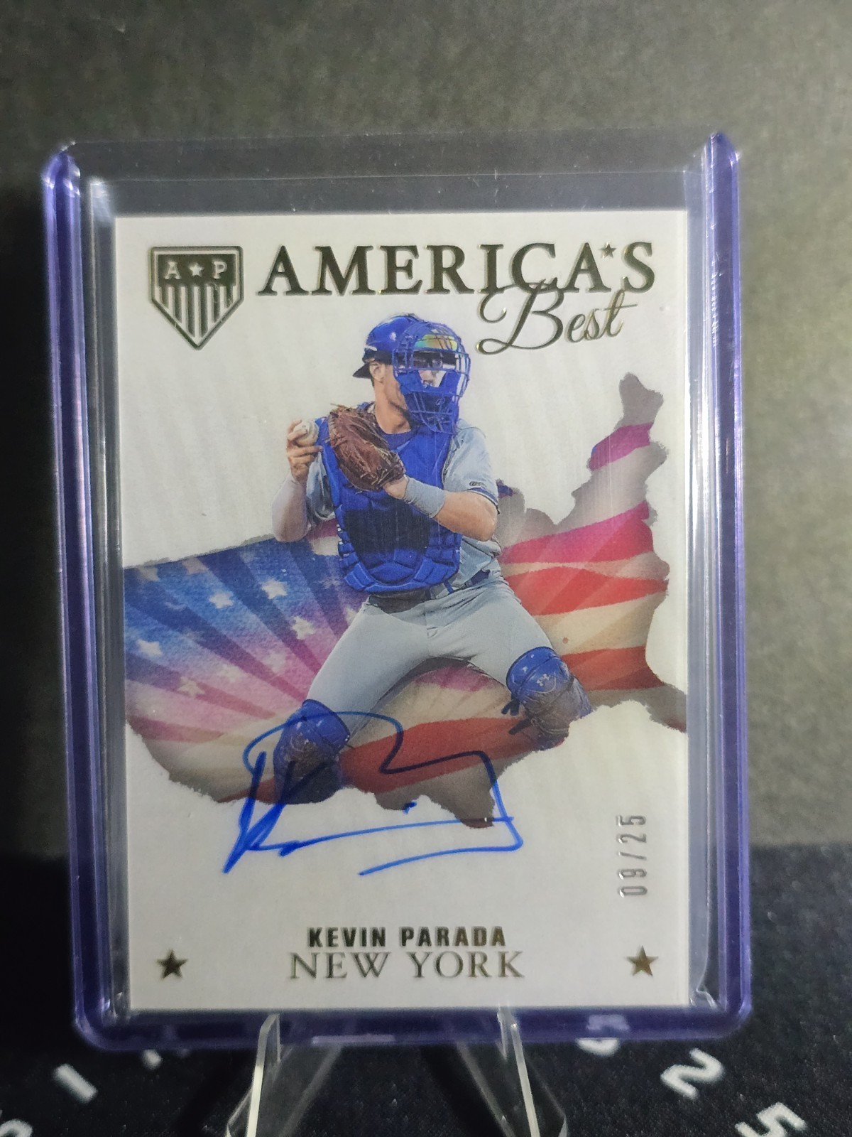 2023 Panini Chronicles America's Best Autograph Kevin Parada /25 Mets AB-KP