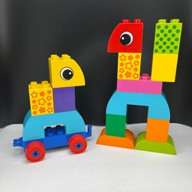 LEGO Duplo Toddler Build and Pull Along (10554) 15 pcs Starter Set + 17 More Pc.