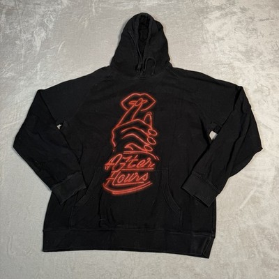 The Weeknd After Hours XO Hoodie Mens Extra Large Black XO Tag Tour Sweatshirt