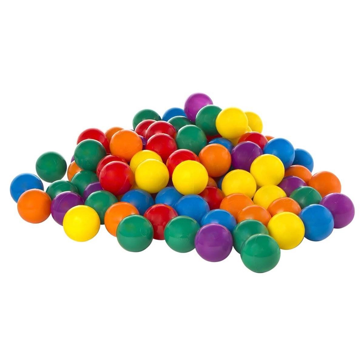 Intex Small Plastic Multi-Colored Fun Ballz for Ball Pit Bounce