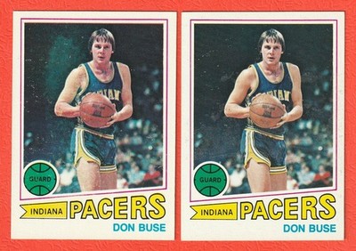 DON BUSE - (2)  1977-78 Topps  #94   *Indiana Pacers*    SHARP!