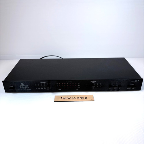 dbx 353 Dynamic Range Expander 3 Band Rack Mount Audio Processor Used